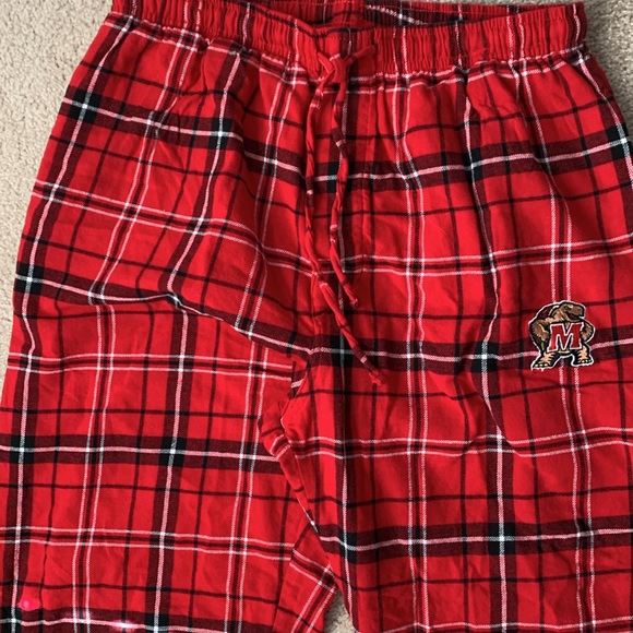 University of Maryland Mens Flannel Pajama Pants Medium - Picture 3 of 5
